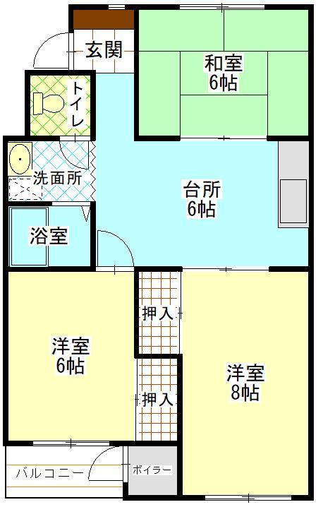 光ヶ丘マンションの間取り