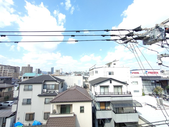 【広島市南区東雲本町のマンションの眺望】