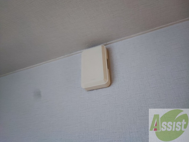 セキュリティ　来客時にはこちらのチャイムが鳴りますよ。