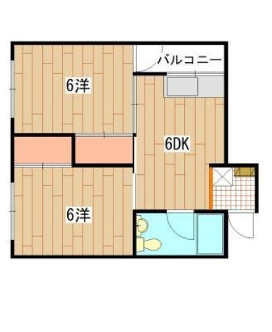 広島市中区千田町のマンションの間取り