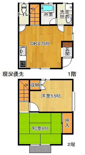 サンハイツ村田の間取り