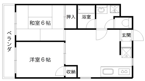 アーバニティー高坂の間取り