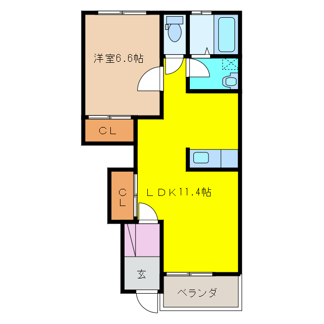 フェアリーハウス北村の間取り