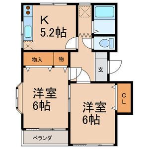 シャンティ富士の間取り