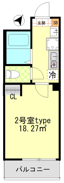 フェリス新子安の間取り