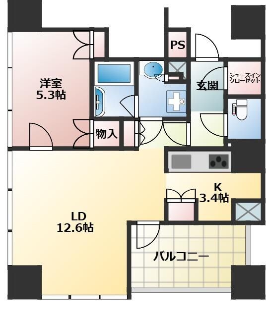 クラッシィタワー新宿御苑の間取り