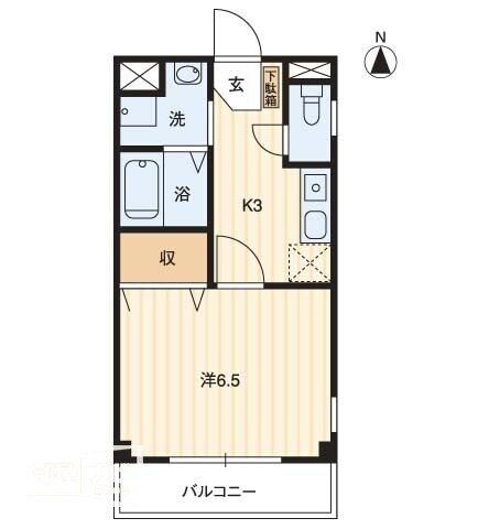 プラスパーＡの間取り