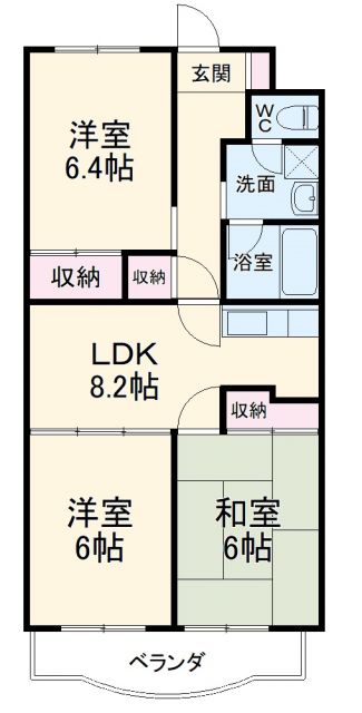 コンフォールの間取り