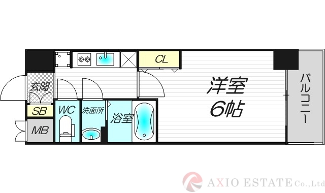 プレサンス新大阪ストリームの間取り