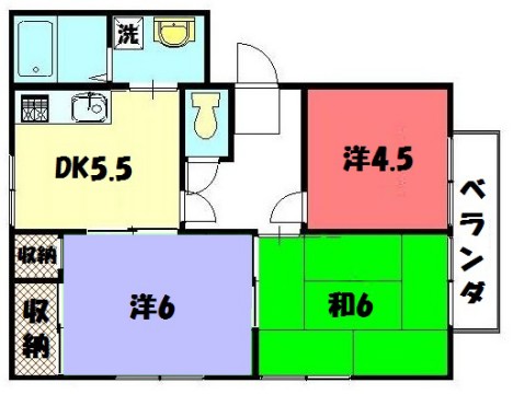 フレグランス北白川の間取り