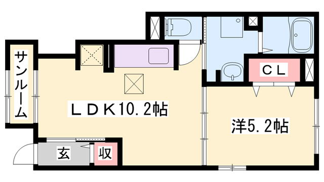 カプリＣの間取り