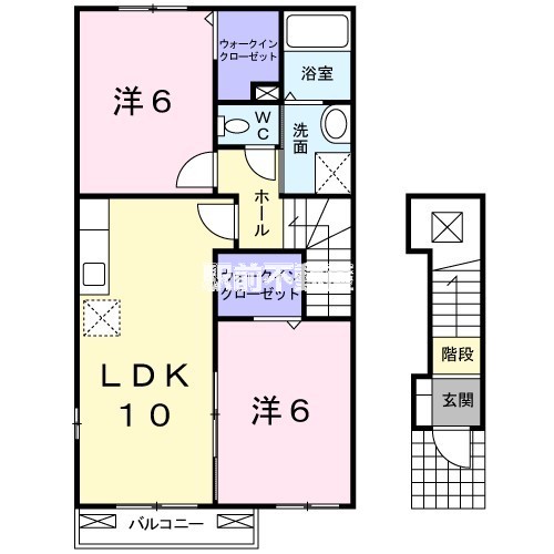 サンフラワーＢの間取り