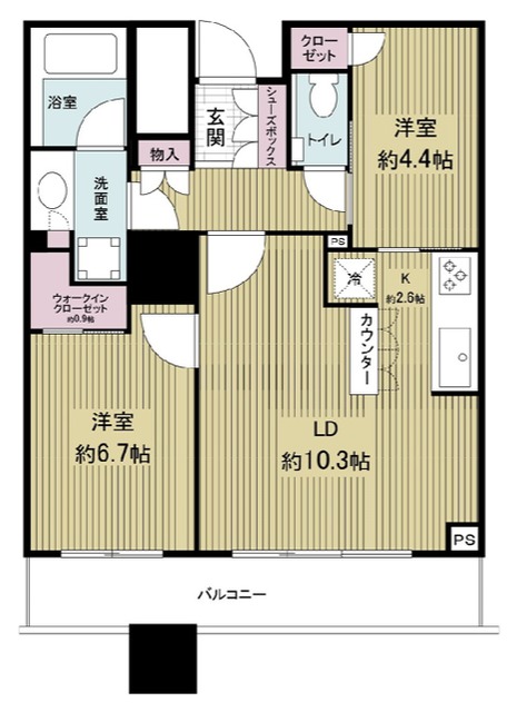 千住ザ・タワーの間取り