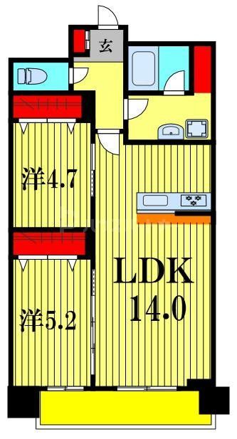 グランハーベストの間取り