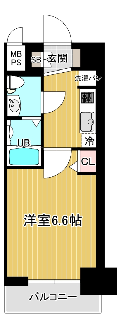 ワールドアイ阿波座ＷＥＳＴの間取り