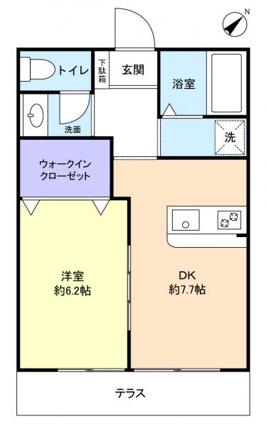 プレステージ１０番館の間取り