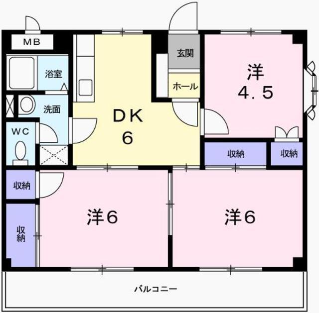 サンファミール西庄の間取り