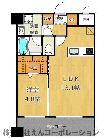 エンクレスト博多EAST PARKの間取り
