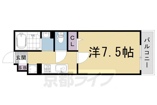 エミネンス西京極の間取り写真