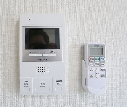 セキュリティ　急な来客時も安心ですね