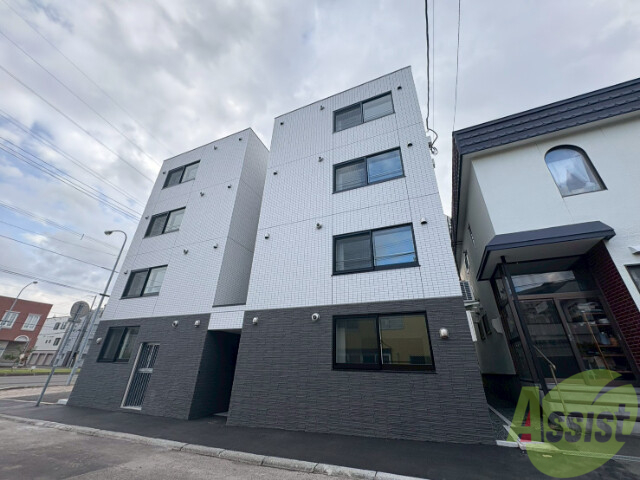 建物外観　札幌市豊平区美園１２条「ルリ美園」