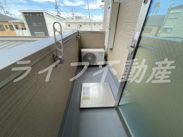 バルコニー　落ち着いた時間を過ごせるバルコニーです