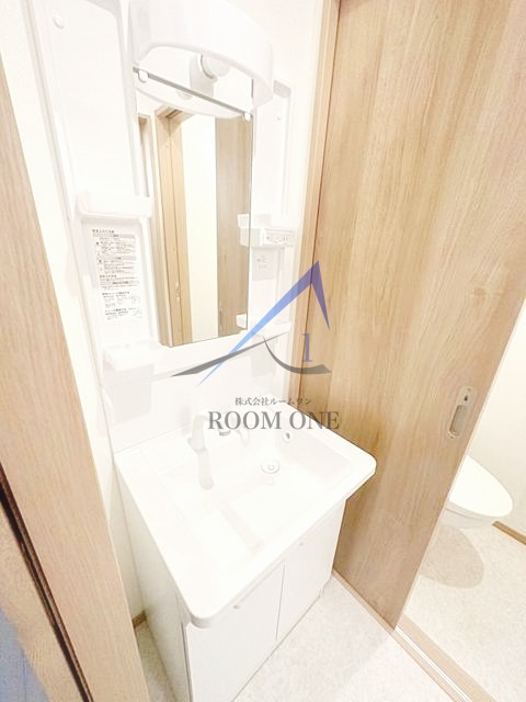 洗面設備　洗面台です。