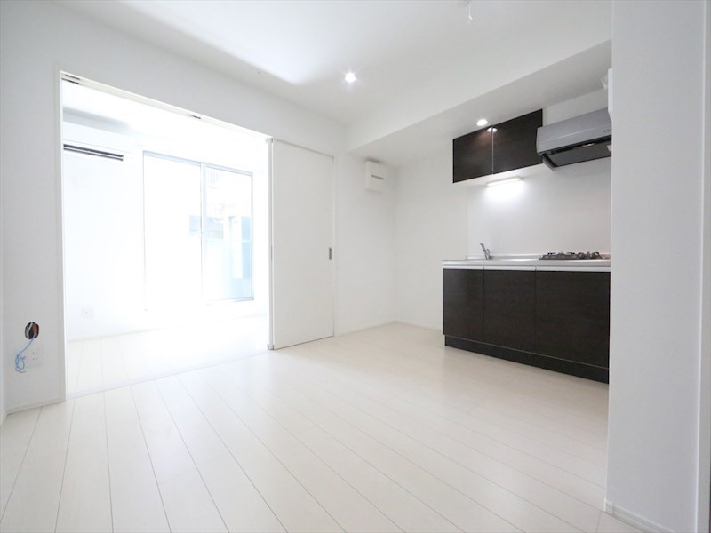 居室・リビング　ＬＤＫ8.1帖　洋室4.9帖　つなげても仕切っても使えます