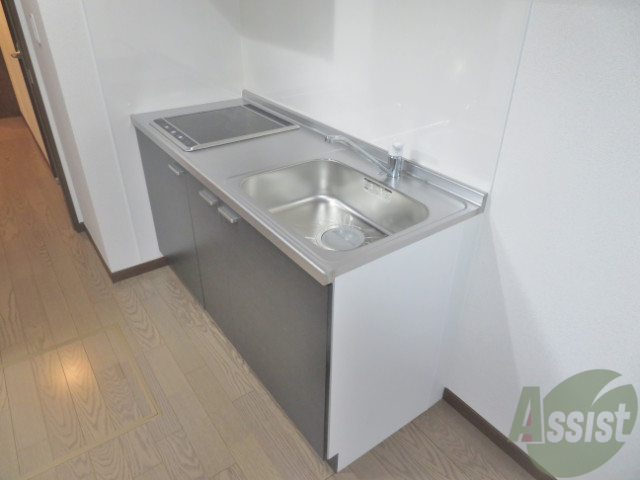 キッチン　ＩＨクッキングヒーター付きのオシャレキッチンですよー。