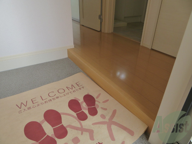 玄関　玄関から見た景色はこちらです。イメージできますか。