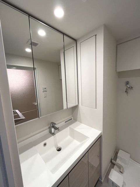 洗面設備　※別部屋の参考写真です。