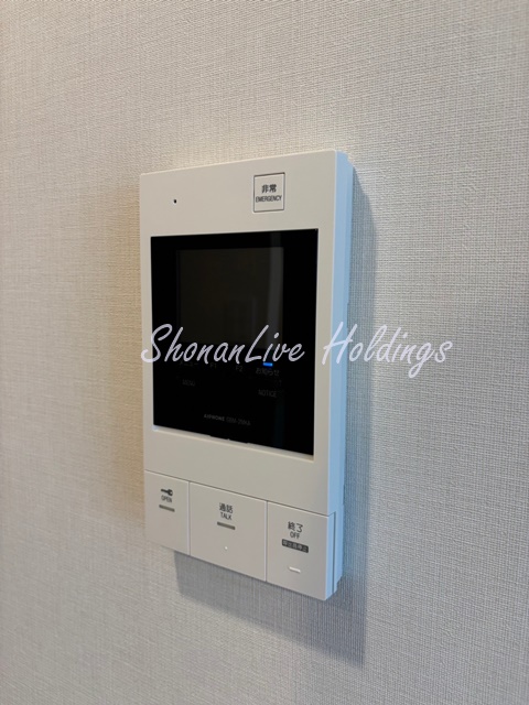 セキュリティ　モニター付きインターホンでセキュリティ安心♪