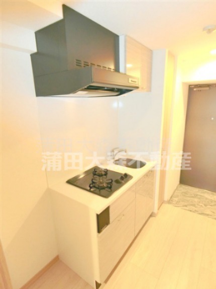 キッチン　２口ガスシステムキッチン