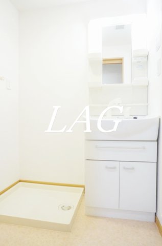 洗面設備　洗面台です。