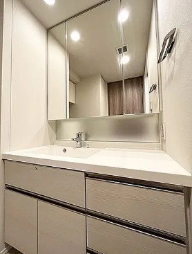 洗面設備　別タイプ部屋　参考写真です