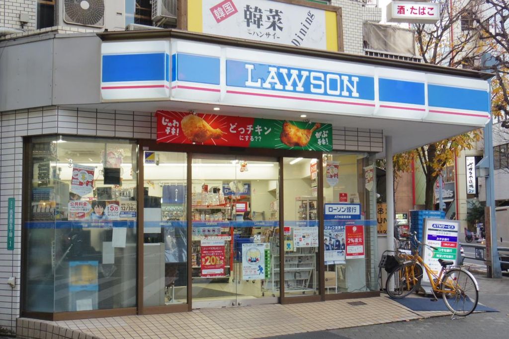 コンビニ　ローソン西葛西駅北口店（コンビニ）まで100m