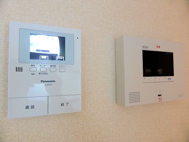 セキュリティ　ＴＶモニターホン＆ホームセキュリティで安心◎