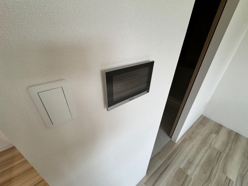 セキュリティ　インターホンです。オートロック付きで安心のマンションです。