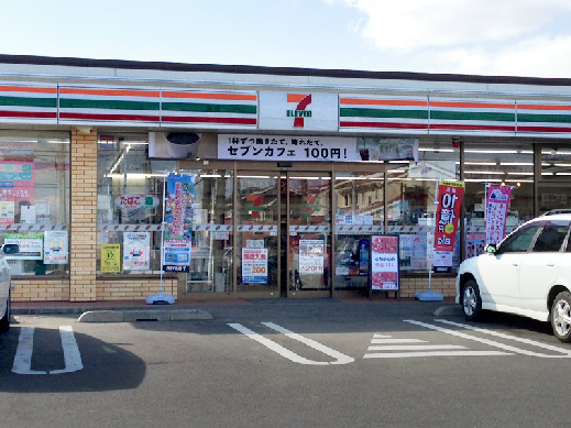 コンビニ　セブンイレブン　下野氏家勝山店（コンビニ）まで459m