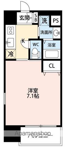 レジュールアッシュ梅田北の間取り写真