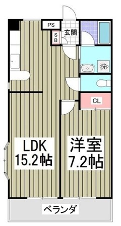 ＪＲ高崎線 上尾駅 徒歩23分 3階建 築32年の間取り写真