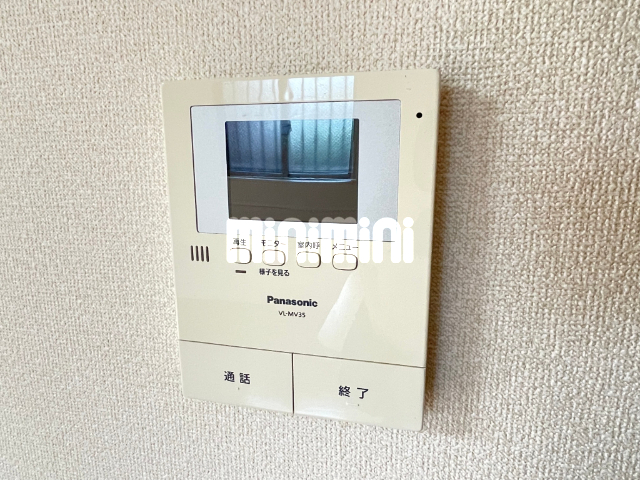 セキュリティ　モニター付きインターホンです