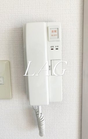 セキュリティ　インターホン受話器です。