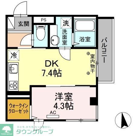東武東上線 北池袋駅 徒歩7分 5階建 築6年の間取り写真