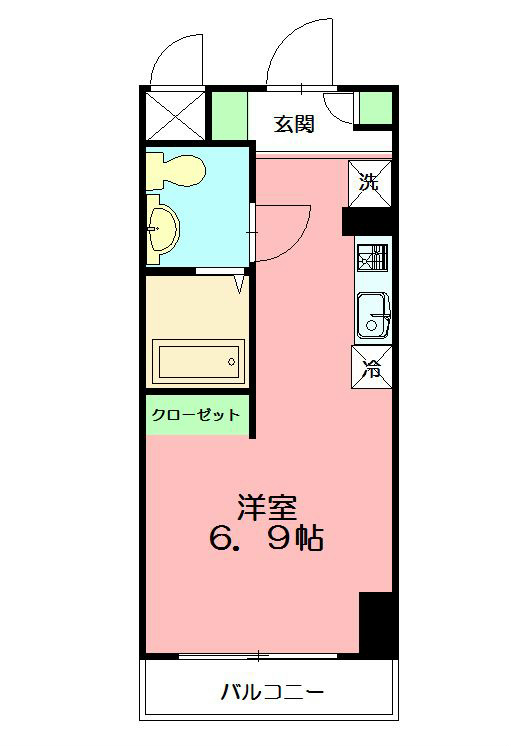 カレッジテラス東海大学前A棟の間取り写真