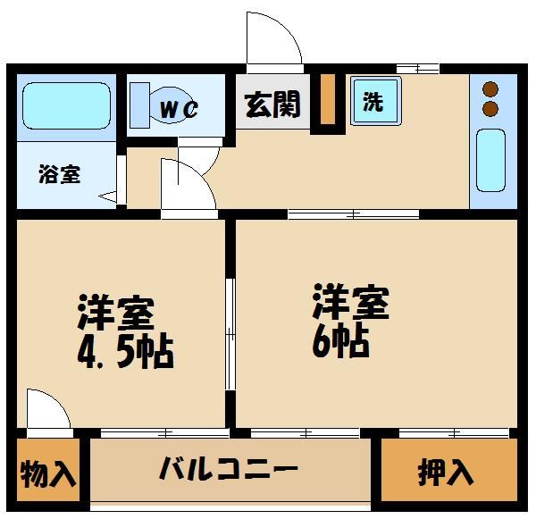 マメゾンの間取り写真