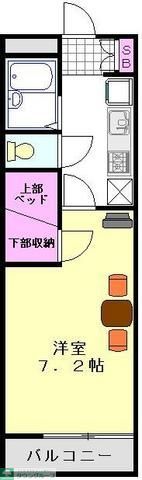 レオパレスミモザIIの間取り写真