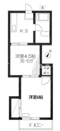 豊橋マンションの間取り写真