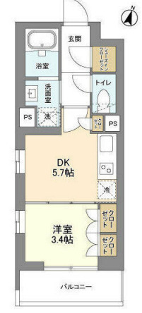 東急東横線 学芸大学駅 徒歩8分 4階建 築6年の間取り写真