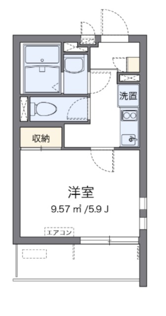 クレイノMULBERRYの間取り写真